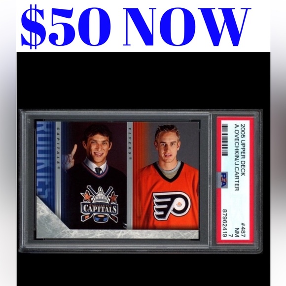 Upperdeck Other - Alex Ovechkin 2005/06 Upperdeck Young Guns Rookie RC Hockey Card PSA Graded